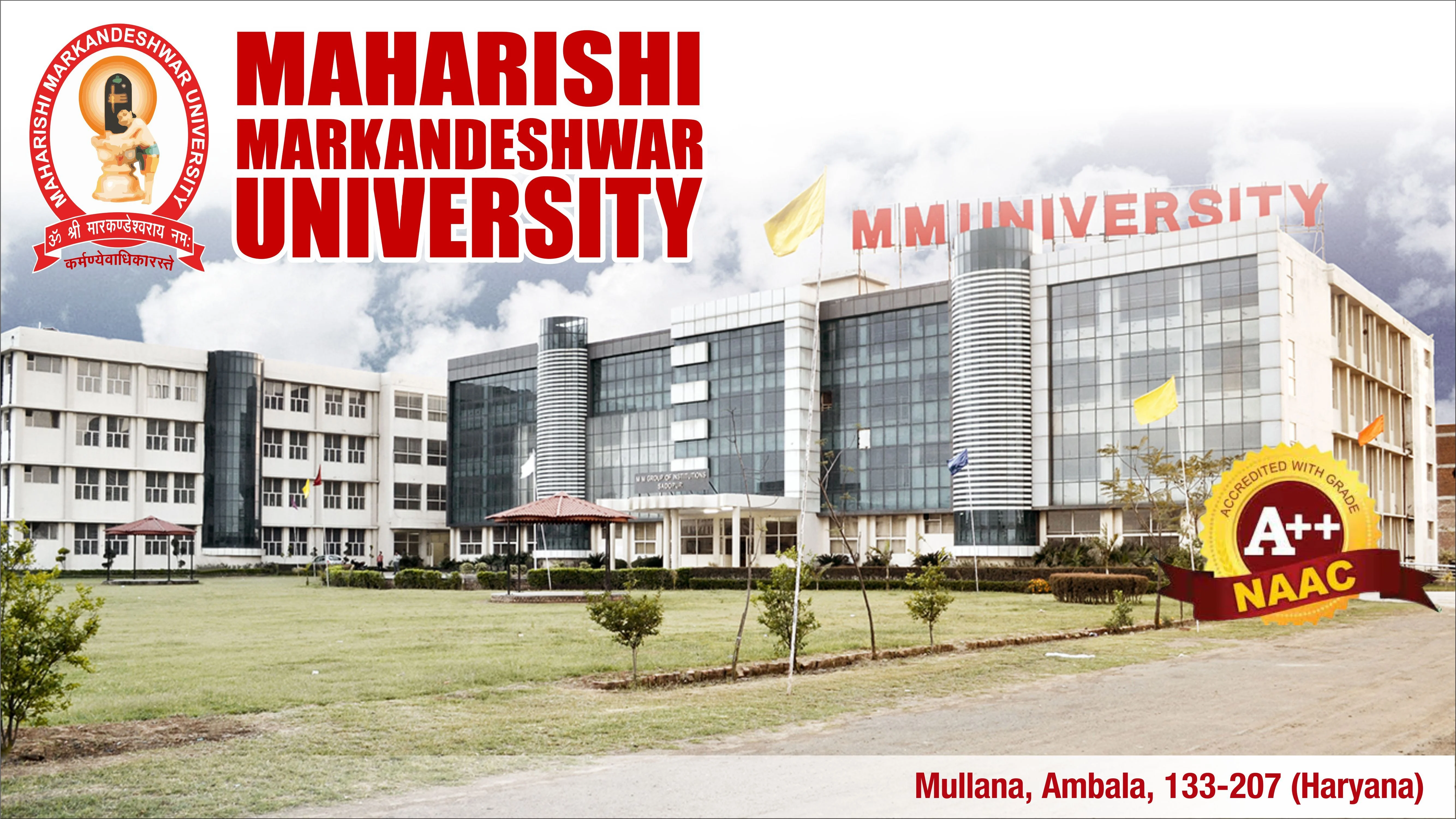 Maharishi Markandeshwar University Campush Photo.